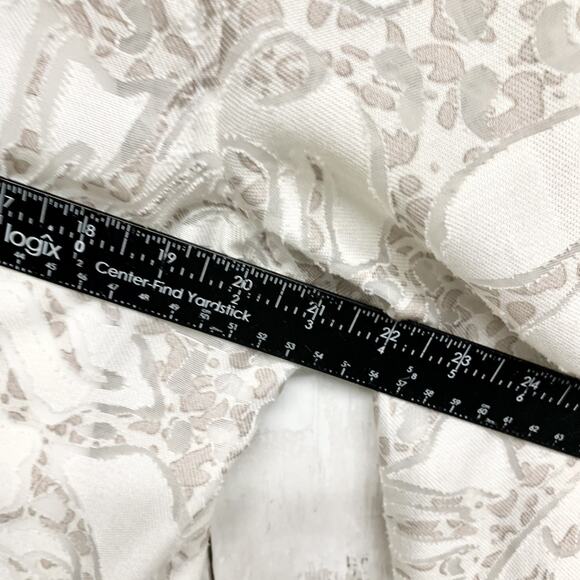 Alfred Dunner Shirt Women 10 Floral Botanical Collared Inset Long Sleeve Button - Picture 4 of 7